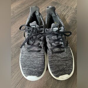 Adidas Lite Racer, Black White Size US 9